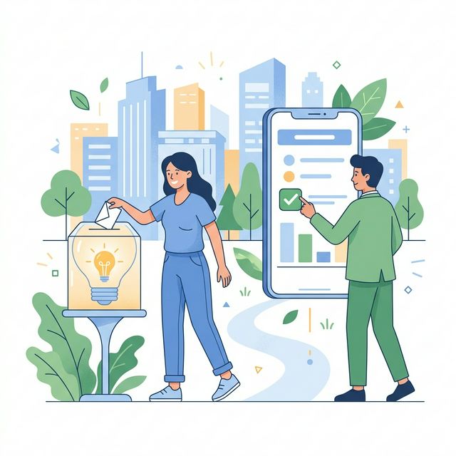 Illustration démocratie participative